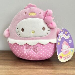 NWT Squishmallows HELLO KITTY Pink Chick Chicken Chicky Stuffed Plush Toy Sanrio